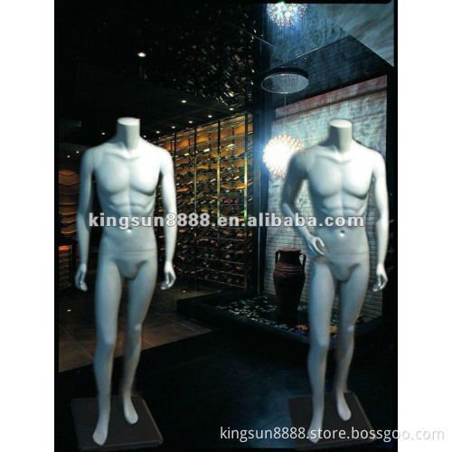 sexy lifelike male fashion fiberglass mannequin